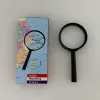 New black 50MM straight-handled glass lens magnifying glass student gift reading magnifying glass details Picture